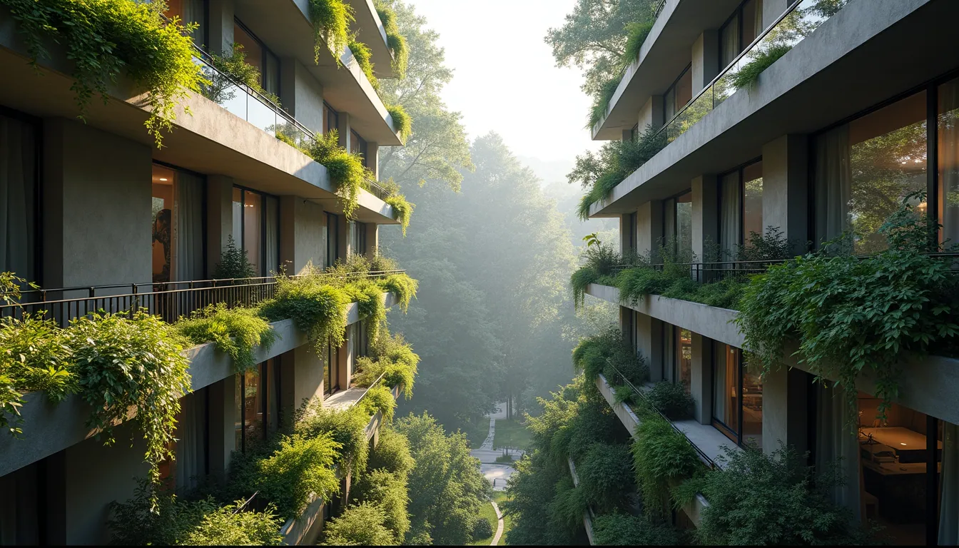Wide angle view of the Bosco Verticale with trees on balconies